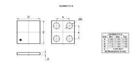 MOSFET N-kanałowy X4-DSN1111-4