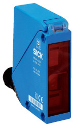 Czujniki fotoelektryczne Tłumienie tła Prostokątny Sick NPN, PNP zakres 100 → 2500 mm LED