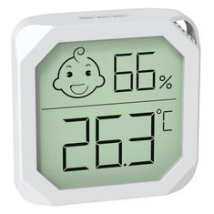 Mini miernik temperatury i wilgotności Dokładne odczyty Wskaźniki komfortu Uniwersalne umiejscowienie -20-60℃ 20-99% wilgotności
