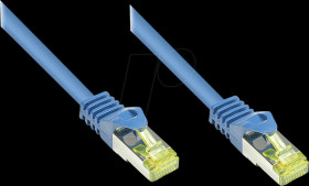 8070R-400B Patch cable - Cat.-7 raw cable, blue, 40m