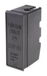 Uchwyt bezpiecznikowy montowany na szynie Mocowanie szynowe rozmiar: F2 63A 415V ac RS PRO