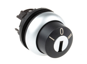 Przełącznik obrotowy kluczykowy 3-pozycyjny wycięcie: 22mm Zatrzask IP66 Eaton przycisków: 1 klucz: MS1