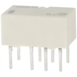 Przekaźnik sygnału, 12V dc, DPDT, 2-polowy, montaż PCB, Omron G6K