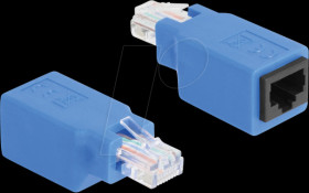 64803 Adapter RJ45 rollover plug/socket