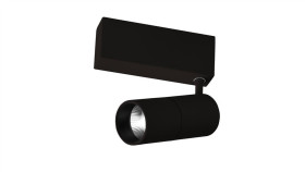 Nowoczesny Reflektorek Magnetyczny Sun Czarny Zintegrowany Led Lp-557-Mag-Bk...