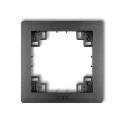 Ramka pośrednia do łączników IP44 grafitowy 11DRPH