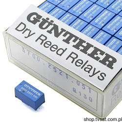 37002521051 Reed Relay 24VDC 1A R 8,45 kOhm THT GUNTHER
