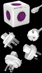 1801/DERW3P Allocacoc PowerCube, ReWirable