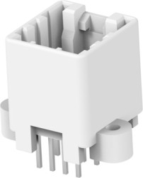 Plug, 8 pole, straight, 2 rows, black, 174971-2