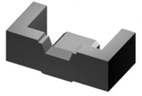 EFD core, N87, 160 nH, ±10 %, (L x W x H) 30 x 15 x 9.1 mm, B66423U0160K187