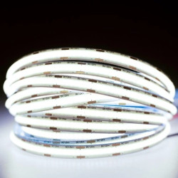 Taśma LED Pasek COB 12V 250W 9600LED Zimna 8mm 25m