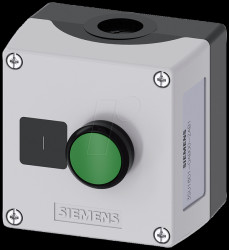 3SU1801-0AB00-2AB1 Push-button 22 mm, single, 1 NO contact, green