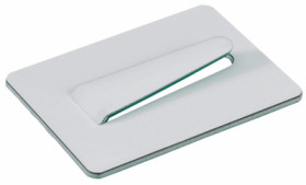 Mounting base, steel, white, self-adhesive, 151-00100