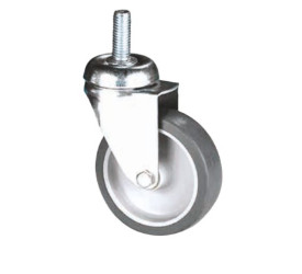 Koło samonastawne średnica kabla 63mm Trzpień gwintowany Guitel Hervieu 40kg wysokość całkowita 90mm