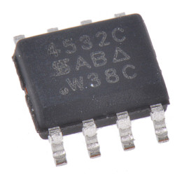 MOSFET N/P-kanałowy-kanałowy 4,3 A, 6 A SOIC 30 V SMD Izolacja 2,78 W 65 mΩ, 140 mΩ