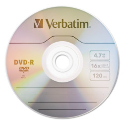 Płyta DVD-R Verbatim 4,7GB x16 Koperta
