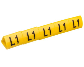 Oznacznik przewodów OZ-2/L1 żółty E04ZP-01020404800 /100szt./