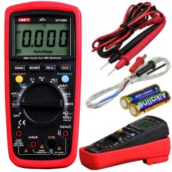 Miernik uniwersalny z pomiarem True RMS i temperatury multimetr cyfrowy z wyświetlaczem LCD UNI-T UT139C