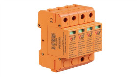 Vcx Ogranicznik Ochronnik Przepięć 4P Typ T2 20Ka Iskiernikowy