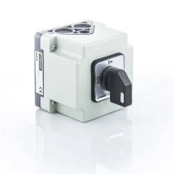 Łącznik krzywkowy 0-1 3P 16A IP65 w obudowie ML016.3-RG2/OB