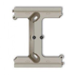 MINI Moduł rozszerzający puszkę natynkową pojedynczą, składaną do ramek wielokrotnych MINI taupe 60DPU-2