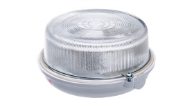 Oprawa Sauna-7061Nc, E27, 100W, Biała-Bakelit, Klosz Przeźroczysty-Szkło,...