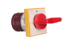 Łącznik Krzywkowy 0-1 4P 10A /+Blokada/ 4G10-92-U S6 /Z 1-Szym Stykiem Złoconym/