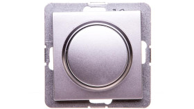 Sentia Ściemniacz Obrotowy 40-400Va Srebrny Połysk 1417-56
