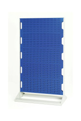 Szafka z panelami ażurowymi głębokość 550mm szerokość 1000mm wysokość 1775mm Niebieski Stal Bott