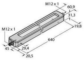 Oświetlenie LED Turck WLC60CW640GA biały 2600 lm (D x S) 674.1 mm x 60.9 mm 1 szt.