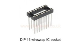IC Socket 16-pin DIL wirewrap (D0816F01) - Harwin