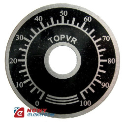 Tarcza ze skalą do potencjometr. (gałka)