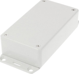 ABS enclosure, (L x W x H) 112 x 62 x 31 mm, light gray (RAL 7035), IP54, 1591BF2GY