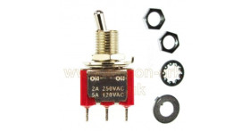Toggle Switch SPDT On-On (RS734-7097P) - RS Components