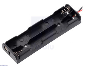 Pololu 4-AA Battery Holder, 2×2 Arrangement