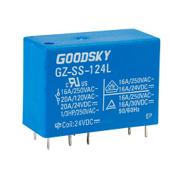 Good Sky GZ-SS-124L 24V 16A SPDT Relay