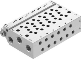 Płyta przyłączeniowa modułowa 16-drogowa G 1/8, metryczne M5 1/8 in M5 G Festo