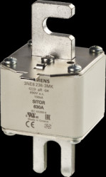 NH fuse NH1, 100 A, aR, 440 V (DC), 690 V (AC), 3NE8221-3MK