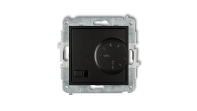 Mini Regulator Temperatury Elektroniczny Z Czujnikiem Powietrznym Czarny Mat...