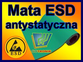 Mata antystatyczna ESD 50x20cm