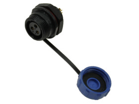 Gniazdo; SP1312/S3-C-FO; 3 tory; lutowany; 2,0mm2; SP13; na panel; 13mm; IP68; 13A; 250V; Weipu; RoHS; SP1312/S3-C