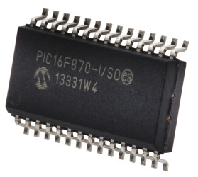 Mikrokontroler Microchip PIC16F SOIC 28-pinowy Montaż powierzchniowy PIC 2K x 14 słów, 64 x 8 słów 8bit CAN: 20MHz