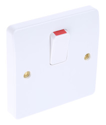 Łącznik instalacyjny, 20A, 250V, 1-przyciskowy, 2-biegunowy Logic Plus, MK Electric