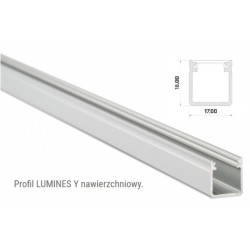 Profil LUMINES typ Y srebrny anod. 2m n/t 774114