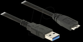 85071 Cable USB 3.0 Type-A male > USB 3.0 Type Micro-B male 0.5 m blac