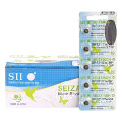 5 x bateria srebrowa mini Seizaiken 364 / SR 621 SW / G1