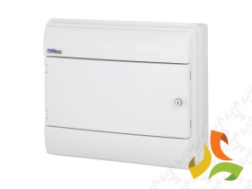 Rozdzielnica hermetyczna PV 1000V DC 1x12 natynkowa IP65 IK07 drzwi białe zamek RH-12/ZB 36.14 ELEKTRO-PLAST