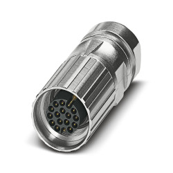 Złącze wielostykowe przemysłowe 17-pinowe M17 Montaż na kablu Wtyczka Phoenix Contact