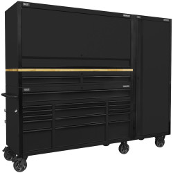 Sealey AP6215BECOMBO2 Superline PRO&#xAE; Black Edition Mobile Trolley with W