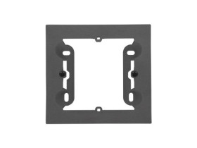 SIMON 55 Puszka natynkowa pojedyncza do ramek LINE/DUO wys. 40 mm grafitowy mat TPN1/116 KONTAKT SIMON